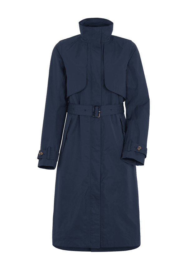 Didriksons - Trenchcoat Lova Wns Coat L 4 - Blå