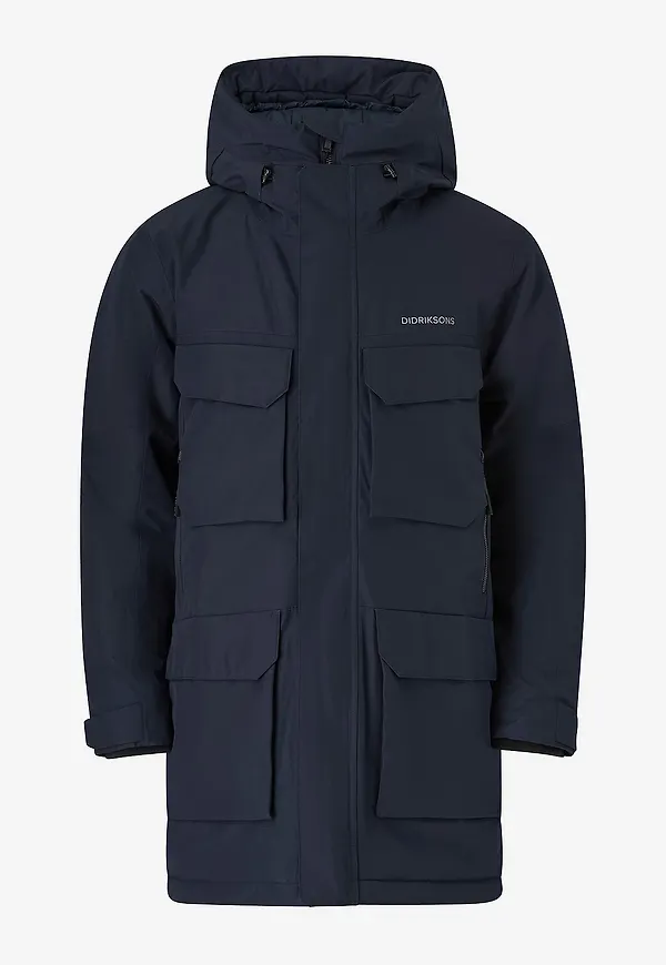 Didriksons - Parkas Drew Usx Parka 8 - Blå