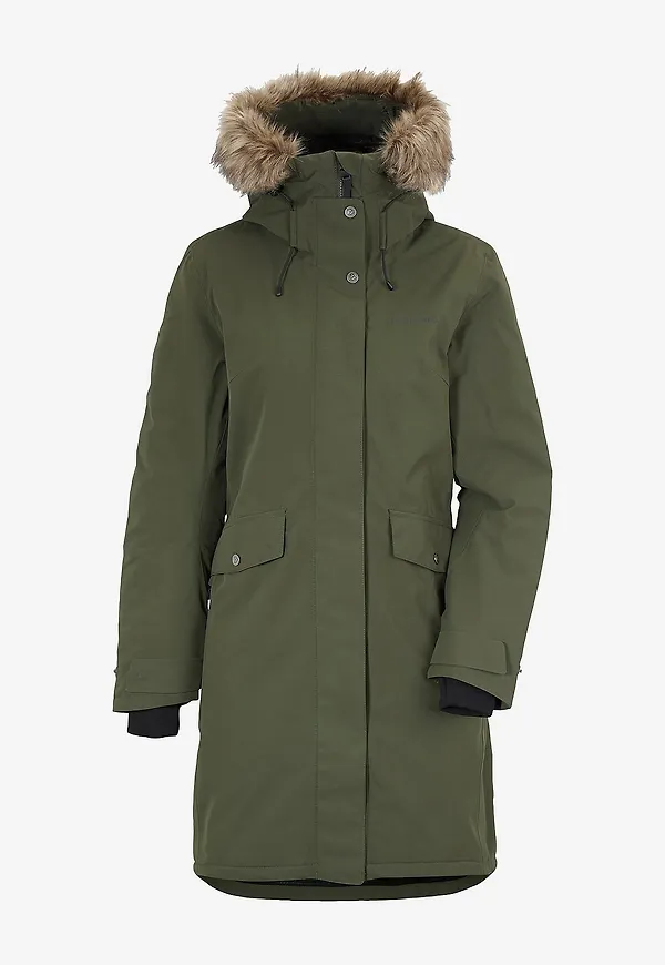 Didriksons - Parkas Erika Wns Parka - Grön