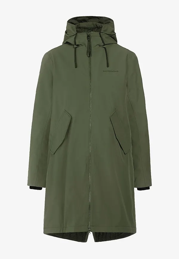 Didriksons - Parkas Fia Wns Parka - Grön