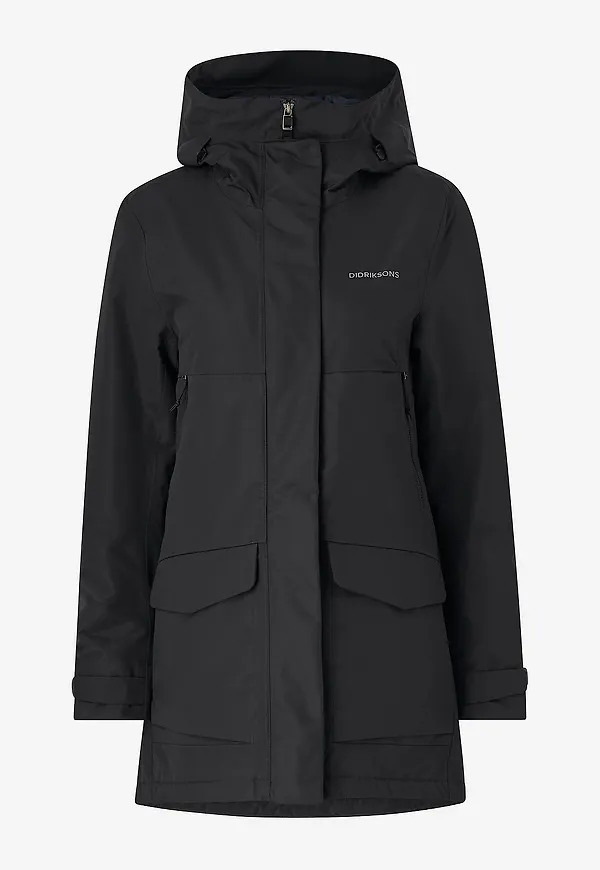 Didriksons - Parkas Frida Wns Parka 7 - Svart