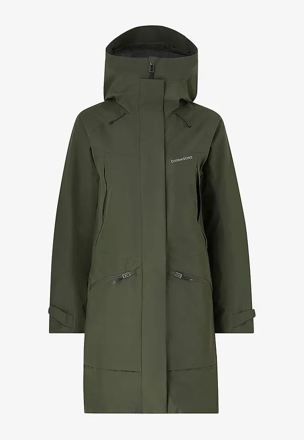 Didriksons - Parkas Ilma Wns Parka 8 - Grön