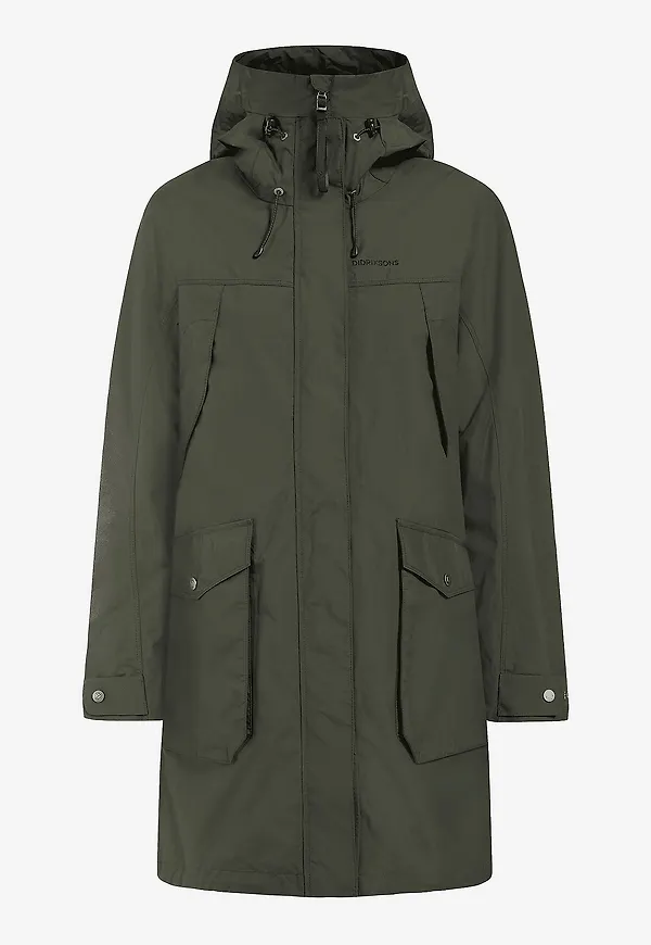 Didriksons - Parkas Thelma Wns Parka 10 - Grön