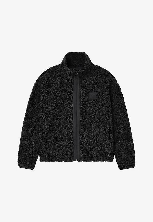 Didriksons - Fleecetröja Zir Kids' Full-Zip - Svart