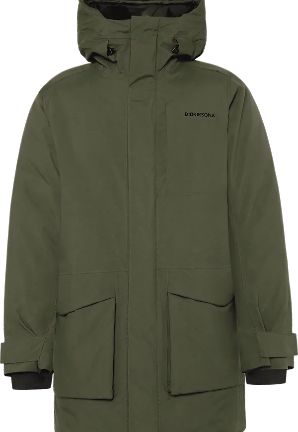 Didriksons Men's Akilles Parka Deep Green