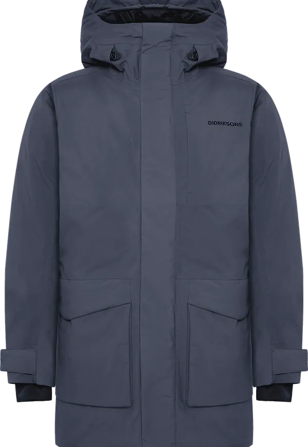 Didriksons Men's Akilles Parka Sleepy Blue