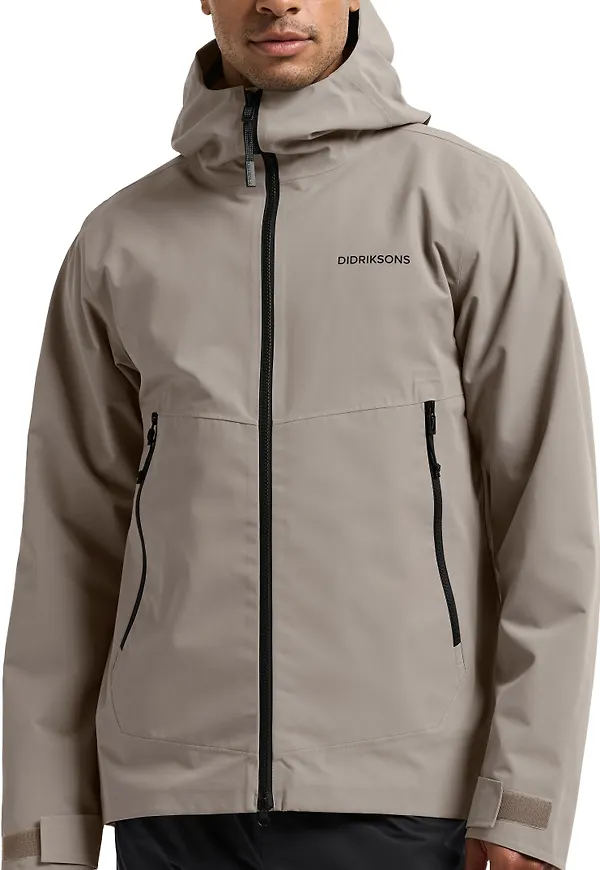 Didriksons Men's Biak Jacket Ash Brown