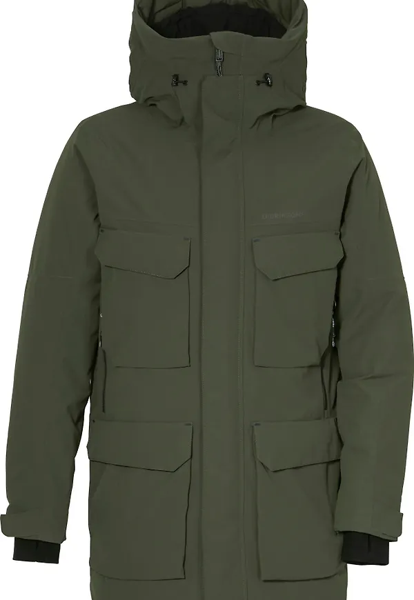 Didriksons Men's Drew Parka 8 Deep Green