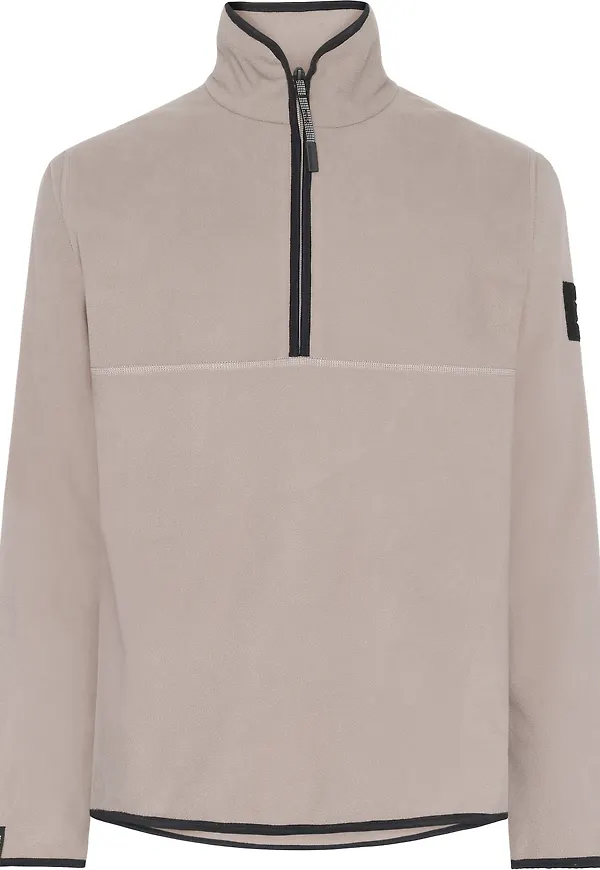 Didriksons Men's Hannes Half Zip Ash Brown