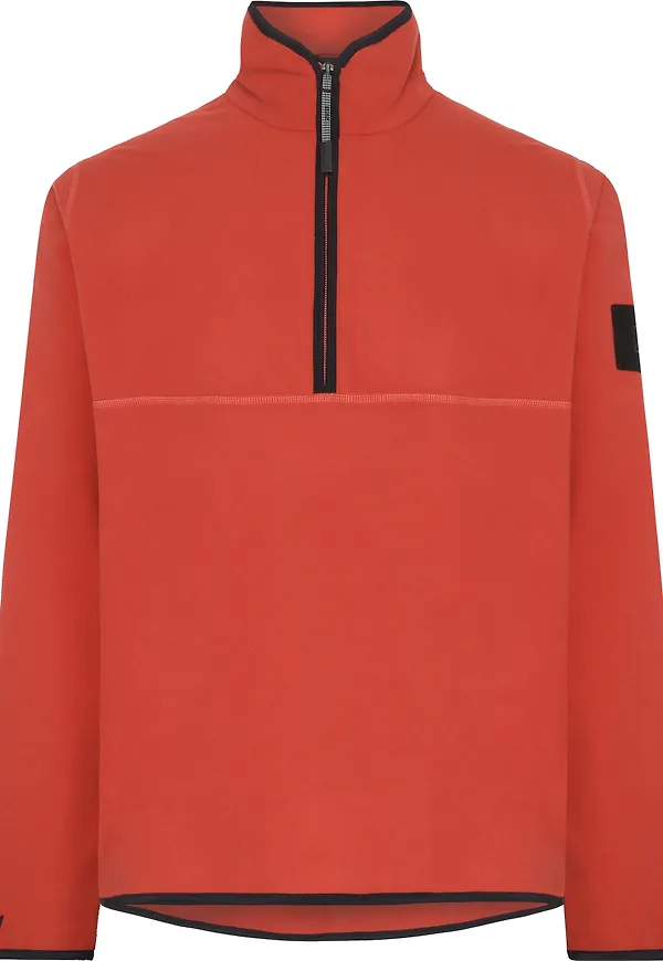 Didriksons Men's Hannes Half Zip Ochre Red