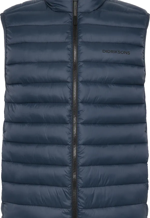 Didriksons Men's Marino Vest Sleepy Blue