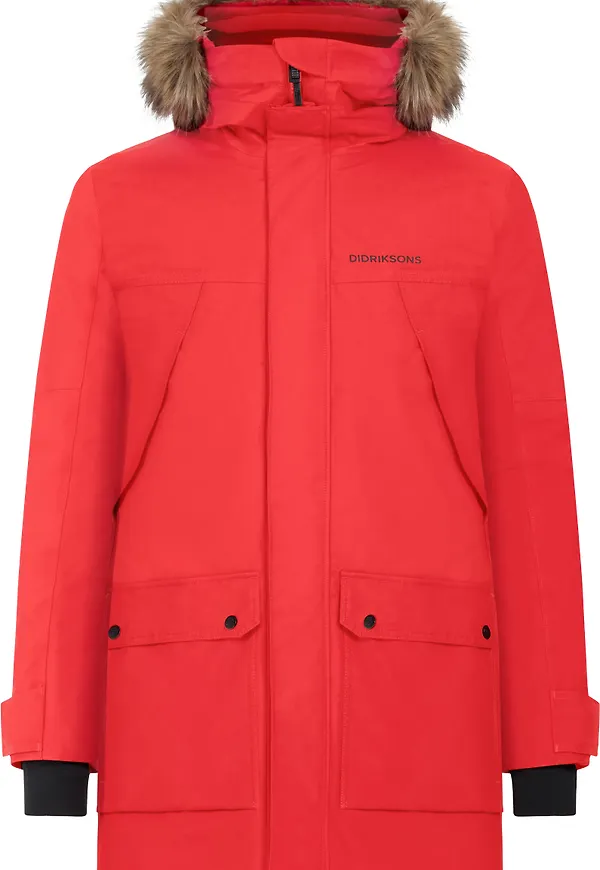 Didriksons Men's Rick Parka Pomme Red