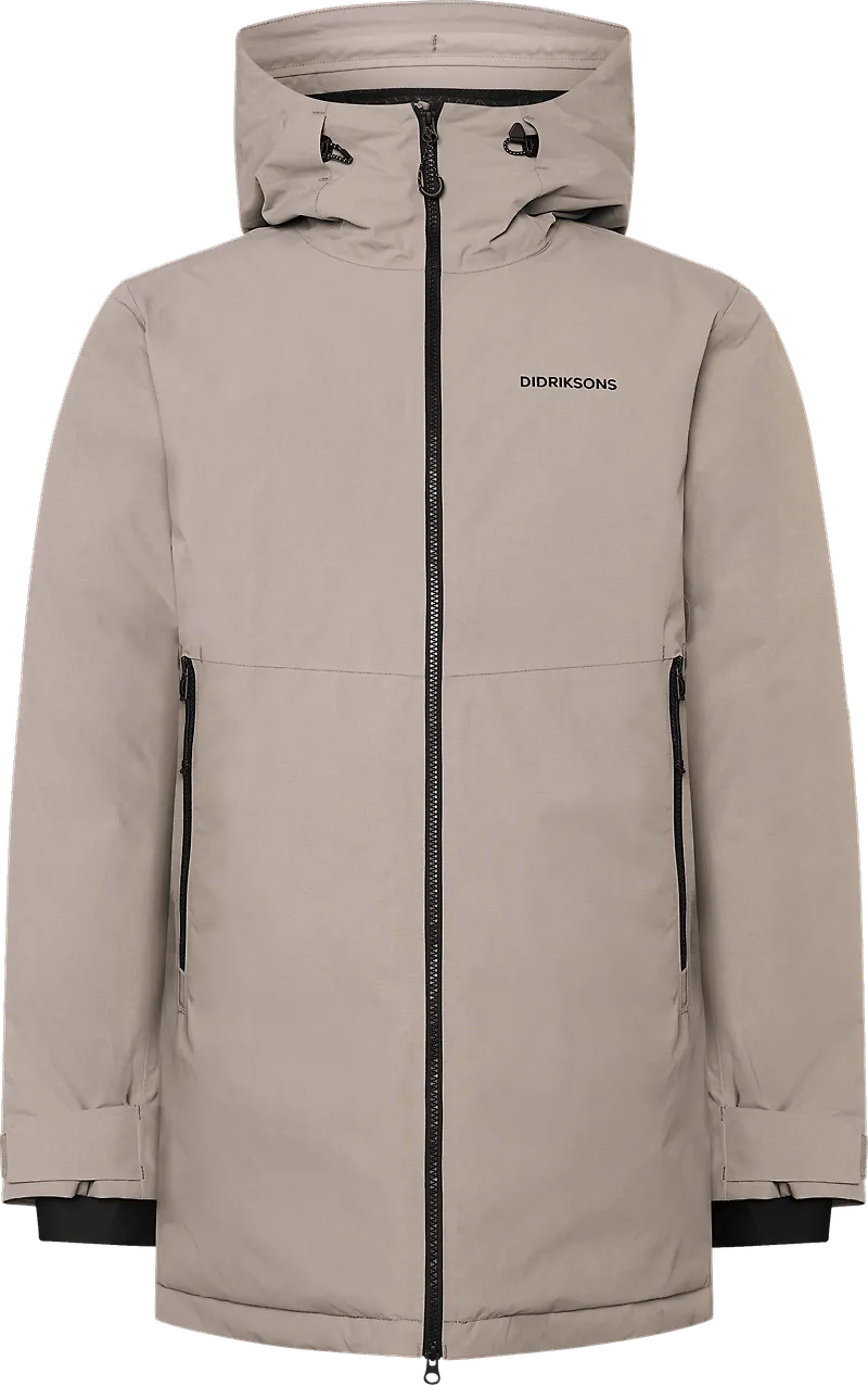 Didriksons Men's Tempest Parka Ash Brown
