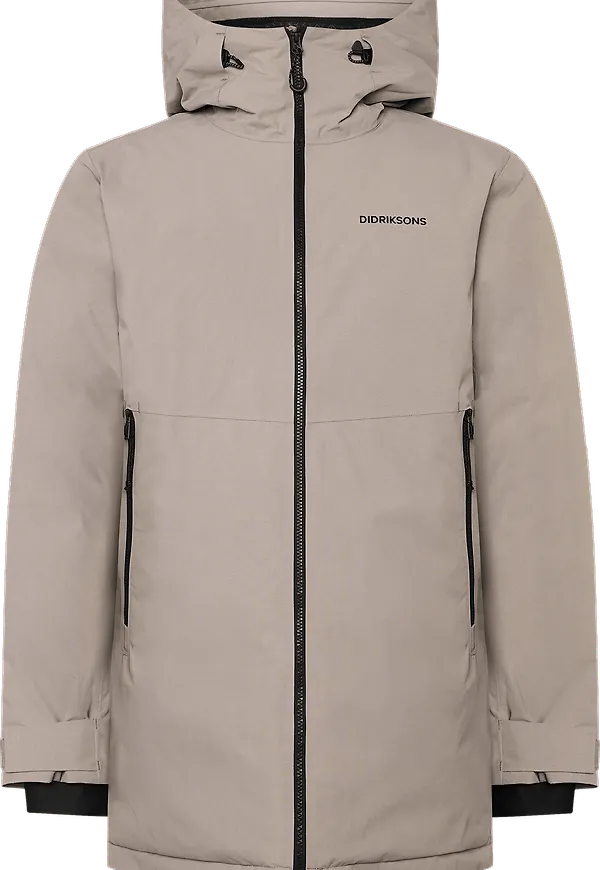 Didriksons Men's Tempest Parka Ash Brown