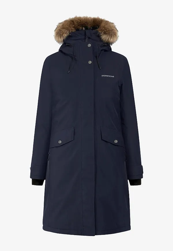 Didriksons - Parkas Erika Wns Parka - Blå