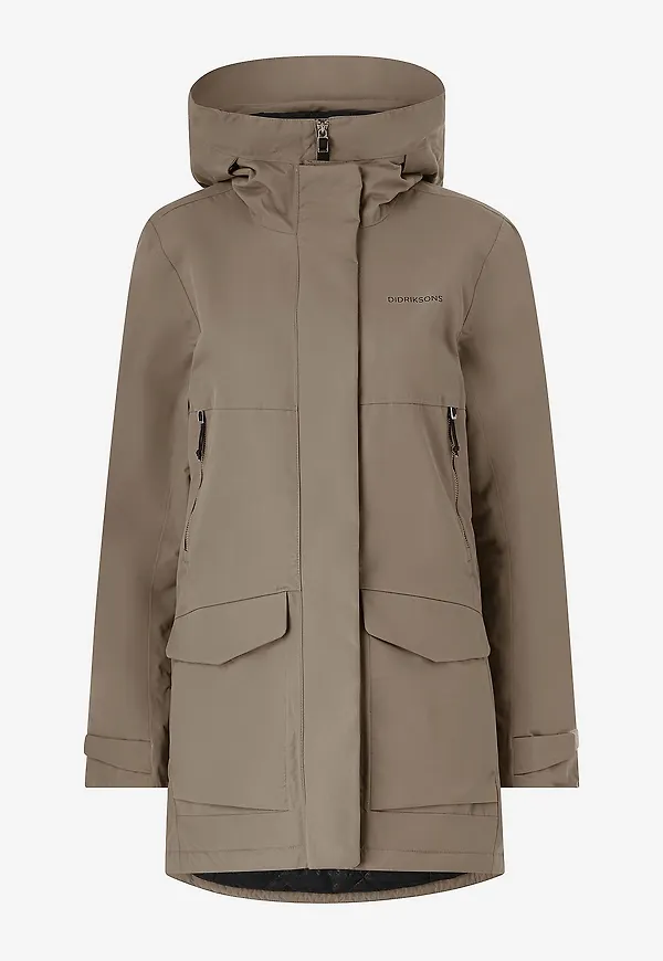 Didriksons - Parkas Frida Wns Parka 7 - Brun