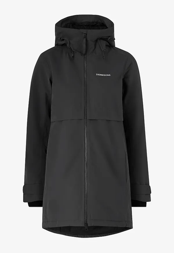 Didriksons - Parkas Helle Wns Parka 6 - Svart