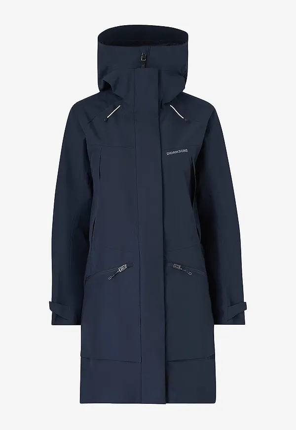Didriksons - Parkas Ilma Wns Parka 8 - Blå
