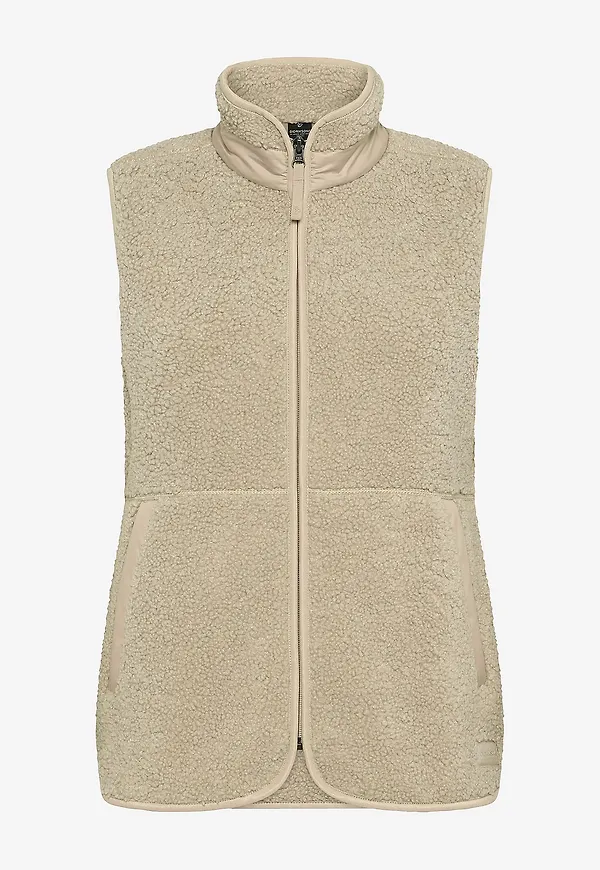 Didriksons - Teddyväst Siv - Beige