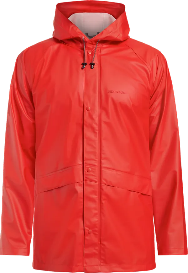 Didriksons Unisex Avon Jacket 2 Lava Red