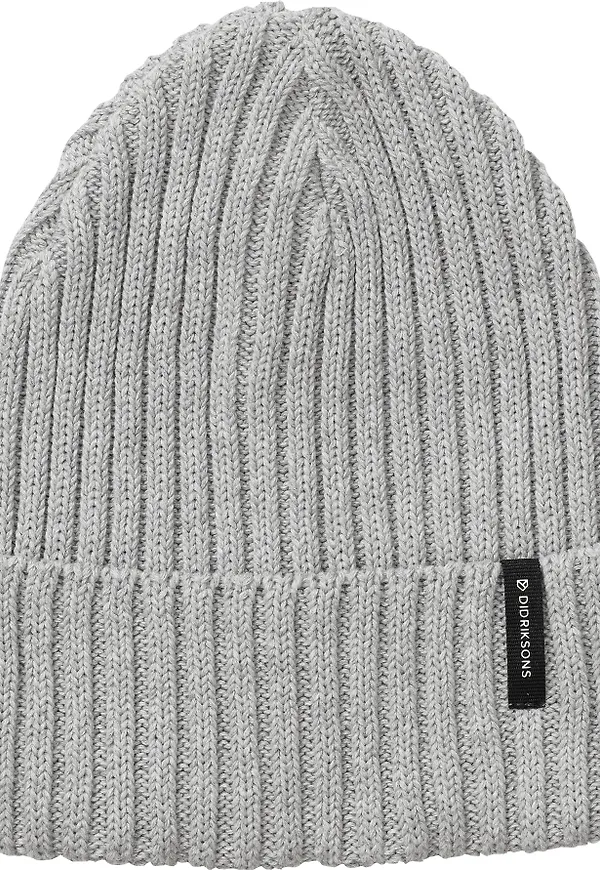 Didriksons Unisex Laken Beanie 3 Grey Melange