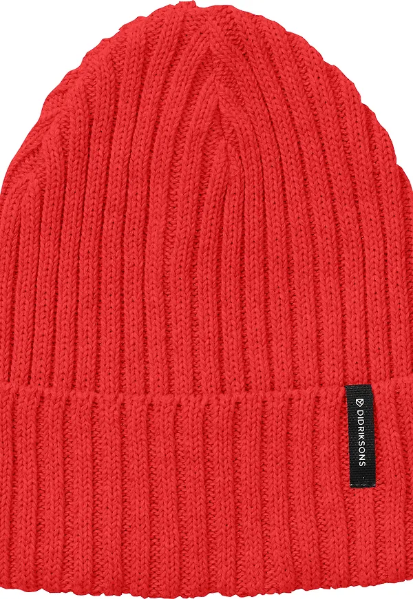 Didriksons Unisex Laken Beanie 3 Pomme Red