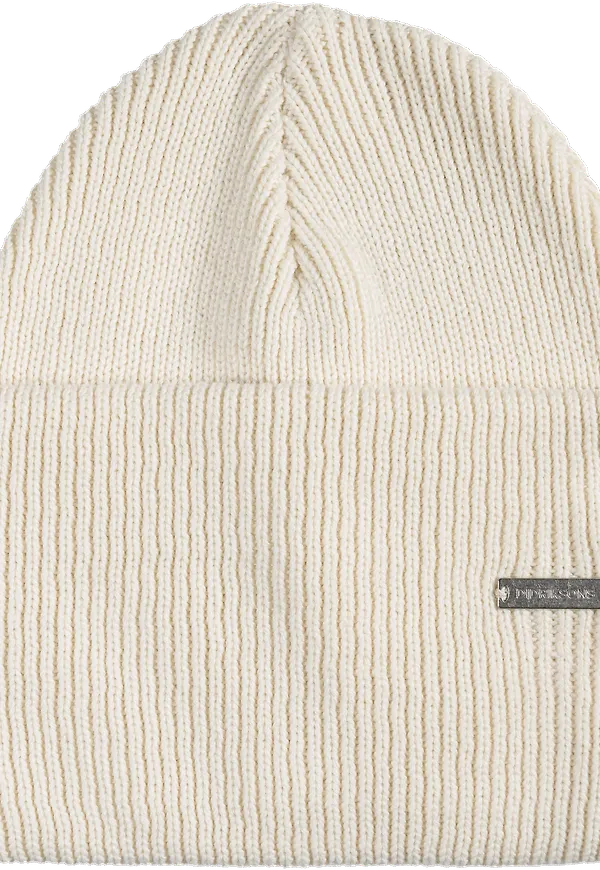 Didriksons Unisex River Beanie 3 Off White