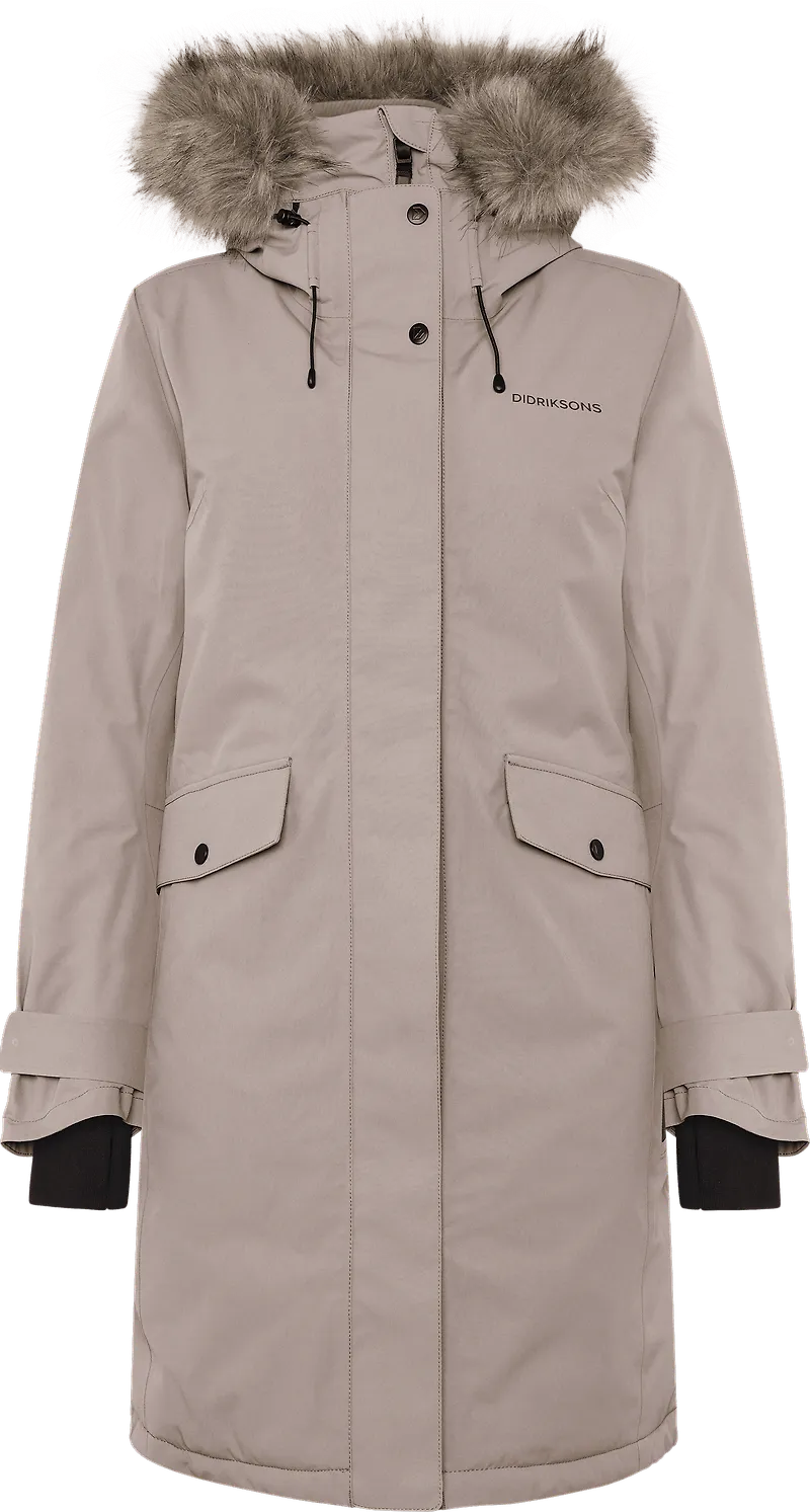 Didriksons Women's Erika Parka 3 Ash Brown