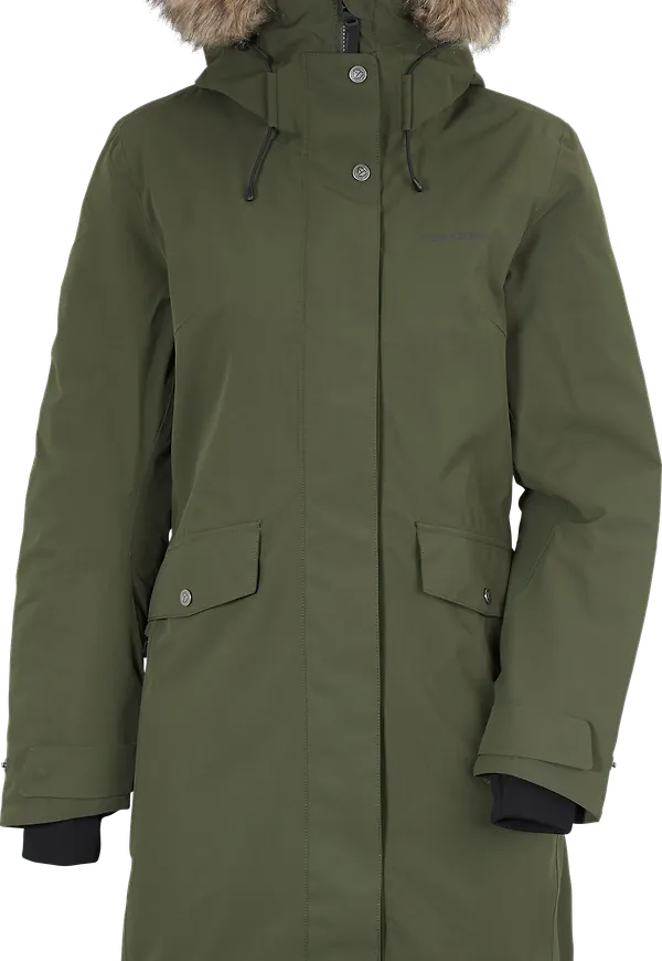 Didriksons Women's Erika Parka 3 Deep Green