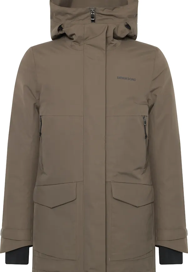 Didriksons Women's Frida Parka 7 Mocha Brown