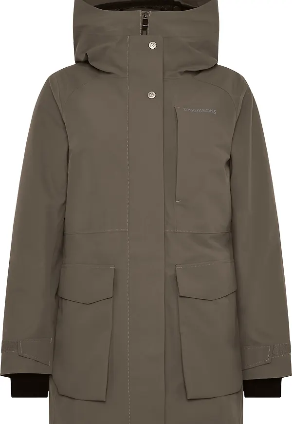 Didriksons Women's Harriet Parka Mocha Brown
