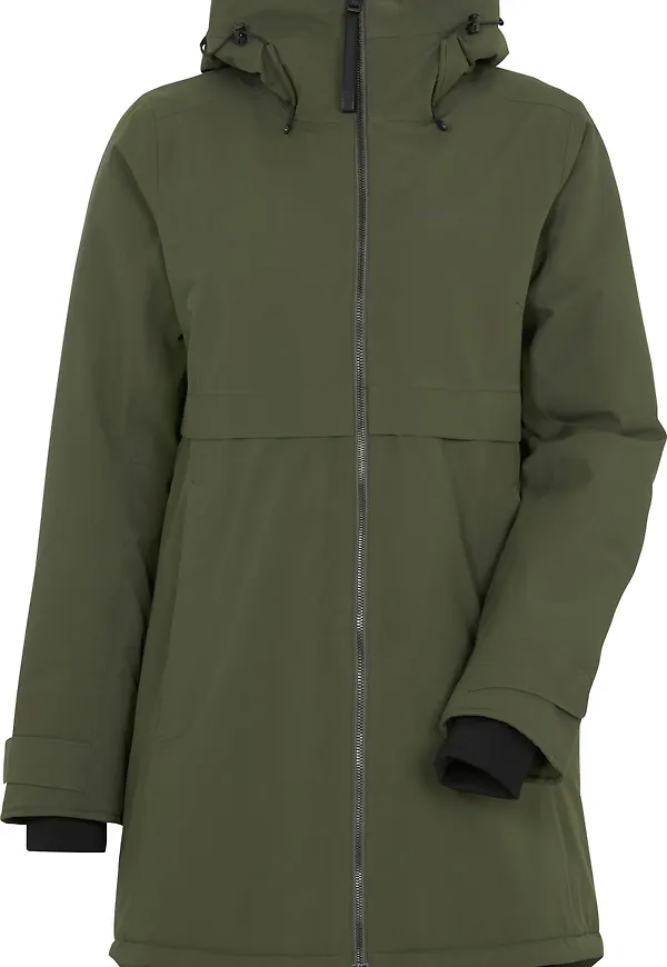 Didriksons Women's Helle Parka 6 Deep Green
