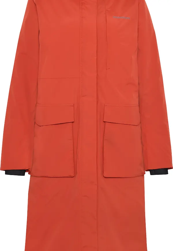 Didriksons Women's Leya Parka Long 4 Rust