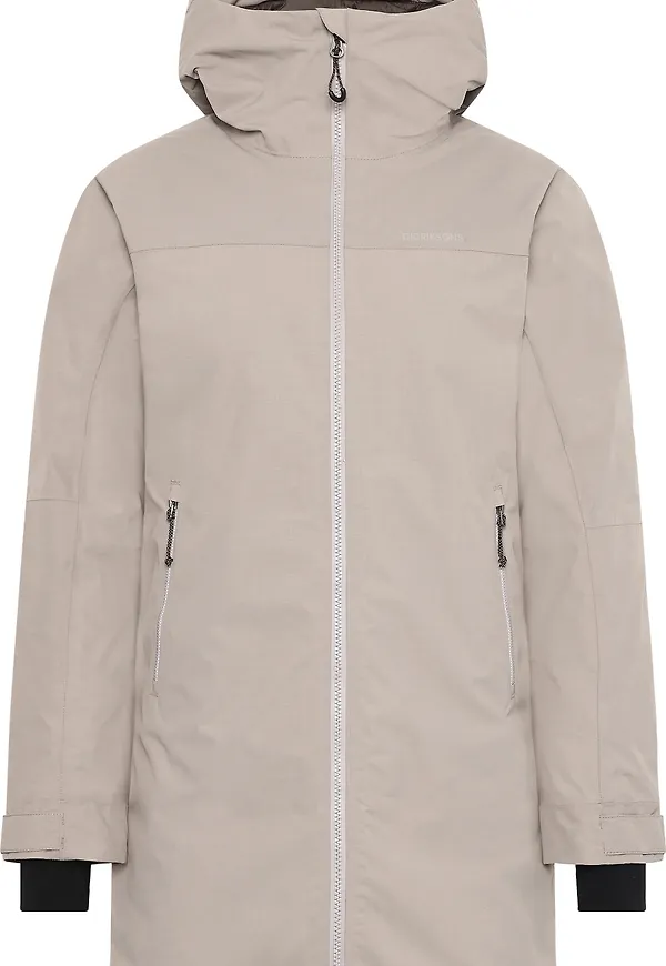 Didriksons Women's Marget Parka Ash Brown
