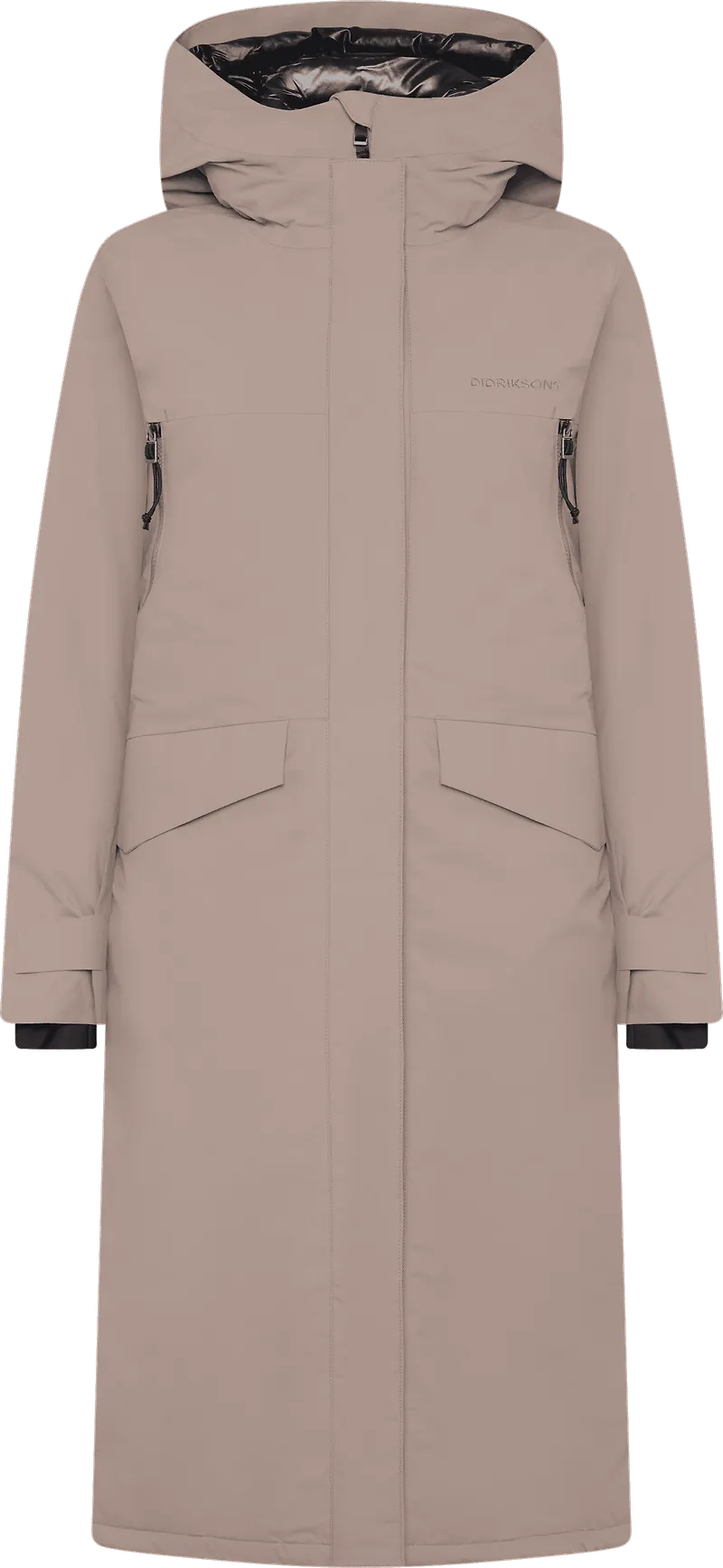 Didriksons Women's Neja Parka Long Ash Brown