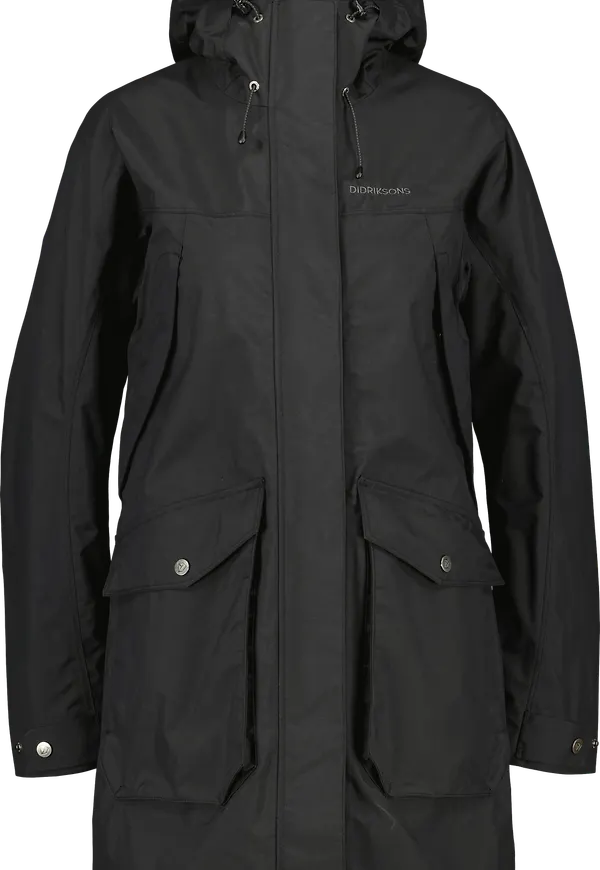 Didriksons Women's Thelma Parka 10 Black