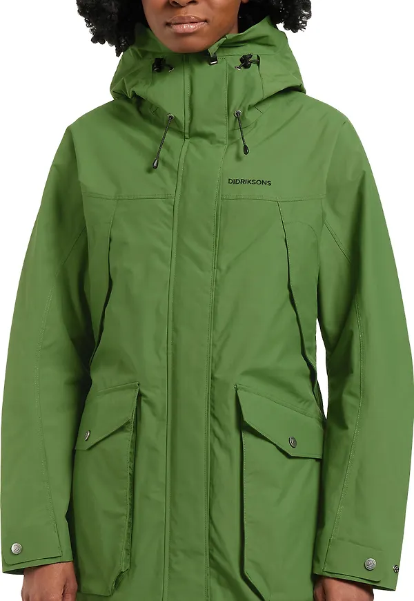 Didriksons Women's Thelma Parka 10 Velvet Green