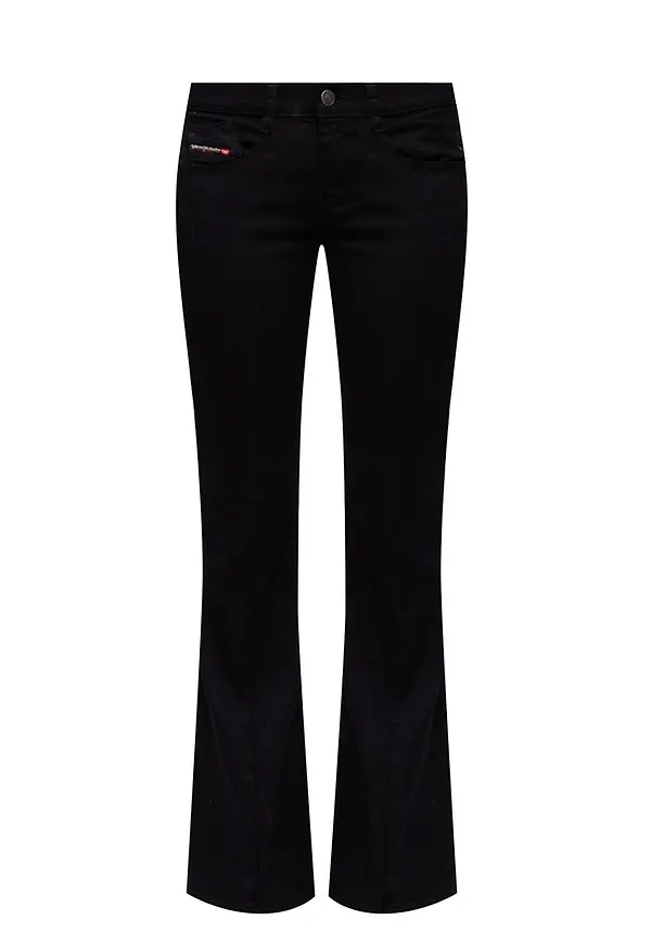 Diesel - Flare Jeans - Svart - Dam - Storlek: W24 L32
