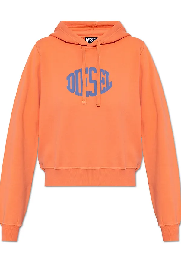 Diesel - Hoodies - Orange - Dam - Storlek: Xl,L,M,S,Xs