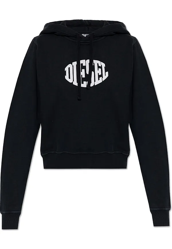 Diesel - Hoodies - Svart - Dam - Storlek: Xl,L,M,S,Xs,2Xs