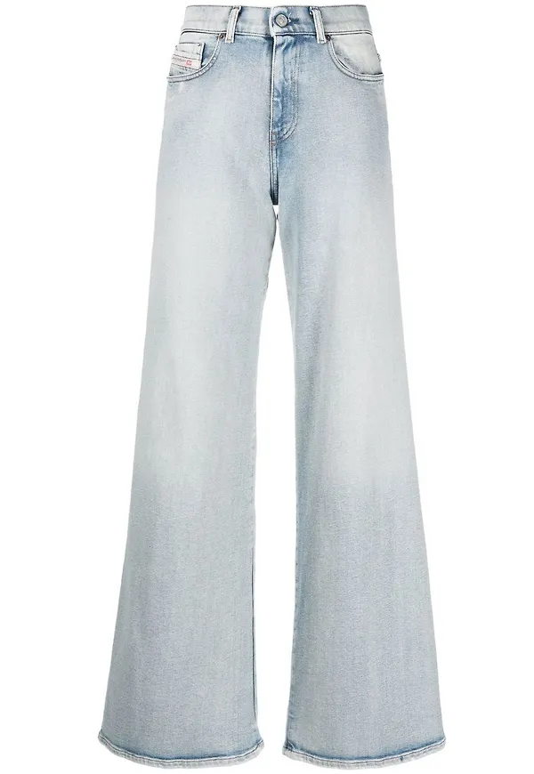 Diesel 1978 flared wide-leg jeans - Blå