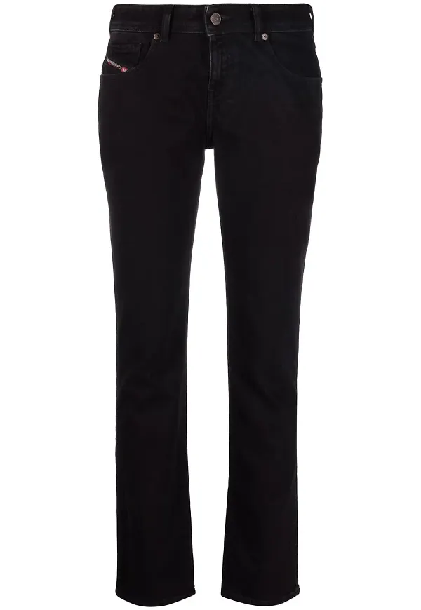 Diesel 2002 straight-jeans - Svart