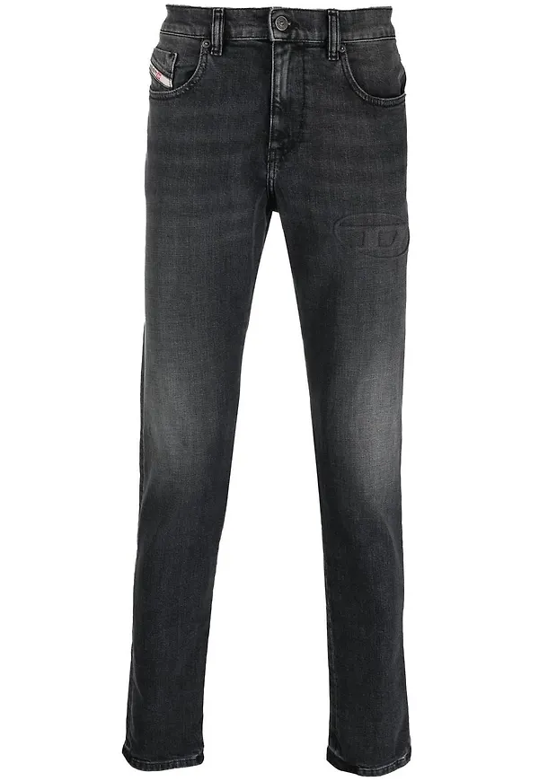 Diesel 2019 D-Strukt slim fit-jeans - Grå