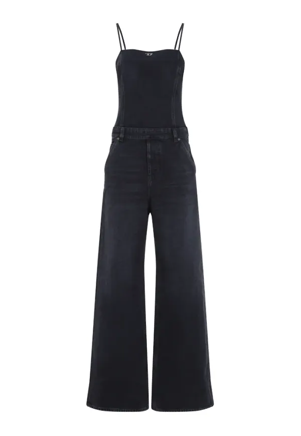 Diesel, Jumpsuits & Playsuits, Dam, S, Bomull, Jumpsuit