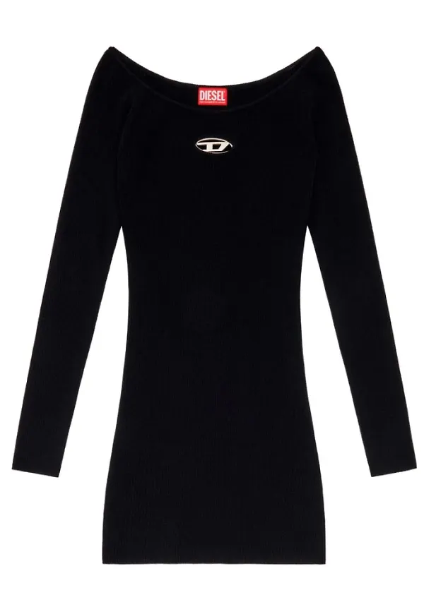 Diesel, Klänning, Dam, M, Polyester, Elegant Damklänning