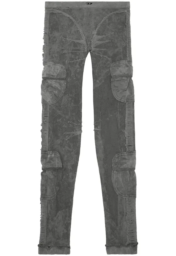 Diesel Awsb-Seema-Wt02 leggings - Grå
