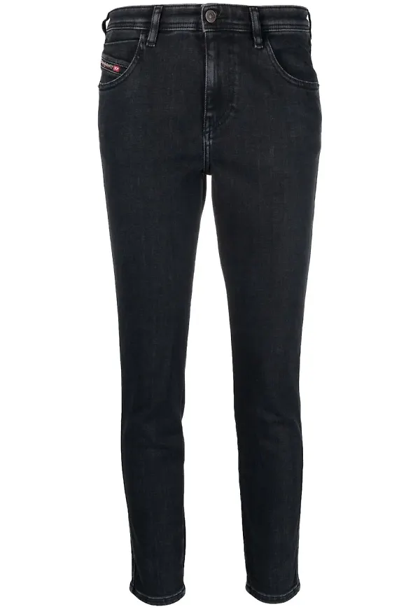 Diesel Babhila skinny-jeans - Svart