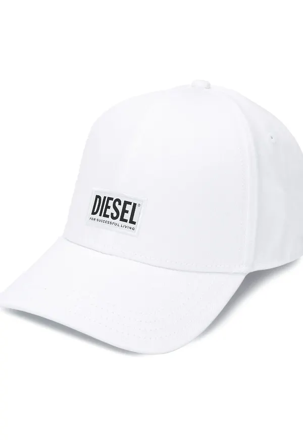 Diesel basebollkeps med Diesel-märke - Vit