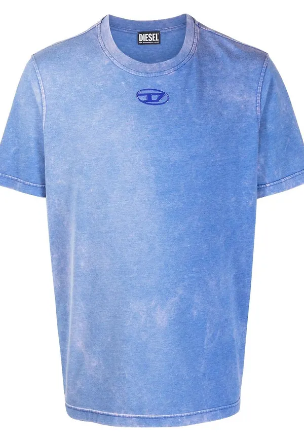 Diesel batikmönstrad t-shirt - Blå