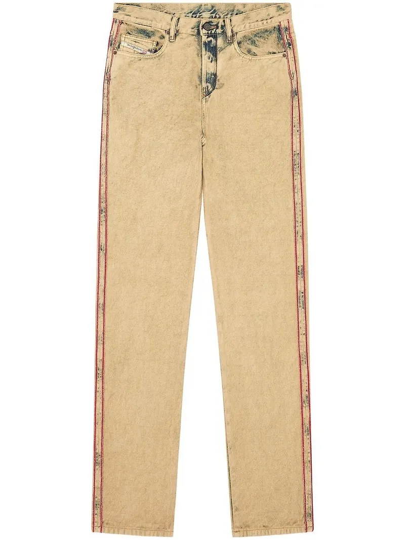 Diesel blekta straight-jeans - Neutral